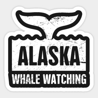 Alaska Whale Watching Sticker